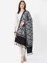 Women's Aari Embroidery and Stone Work Wool Shawl